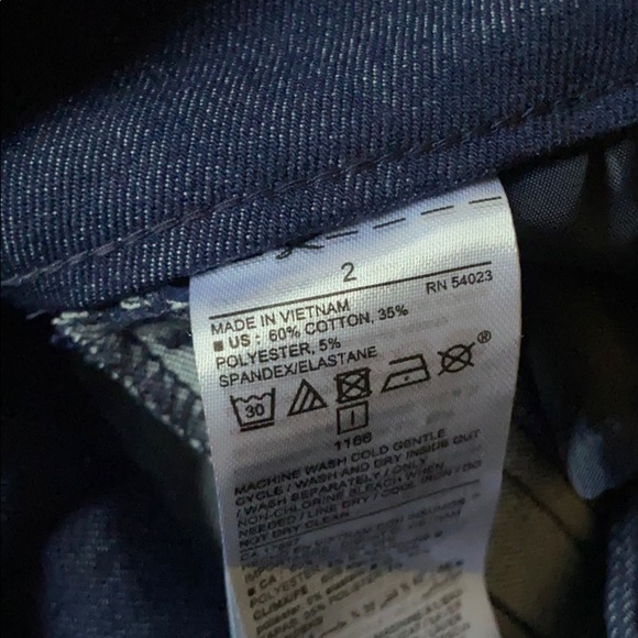 Old Navy Pixie crop blue chino pants size 2 - Picture 11 of 11